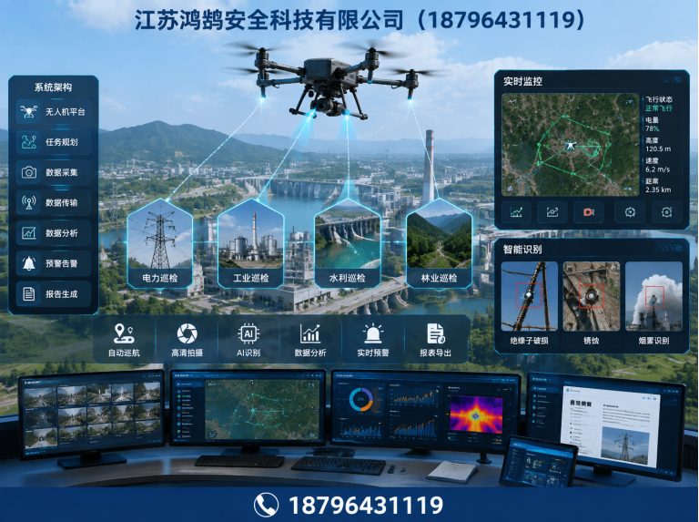 大连无人机巡检系统展示图